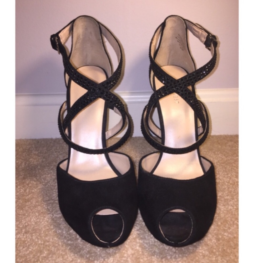 Black high heels